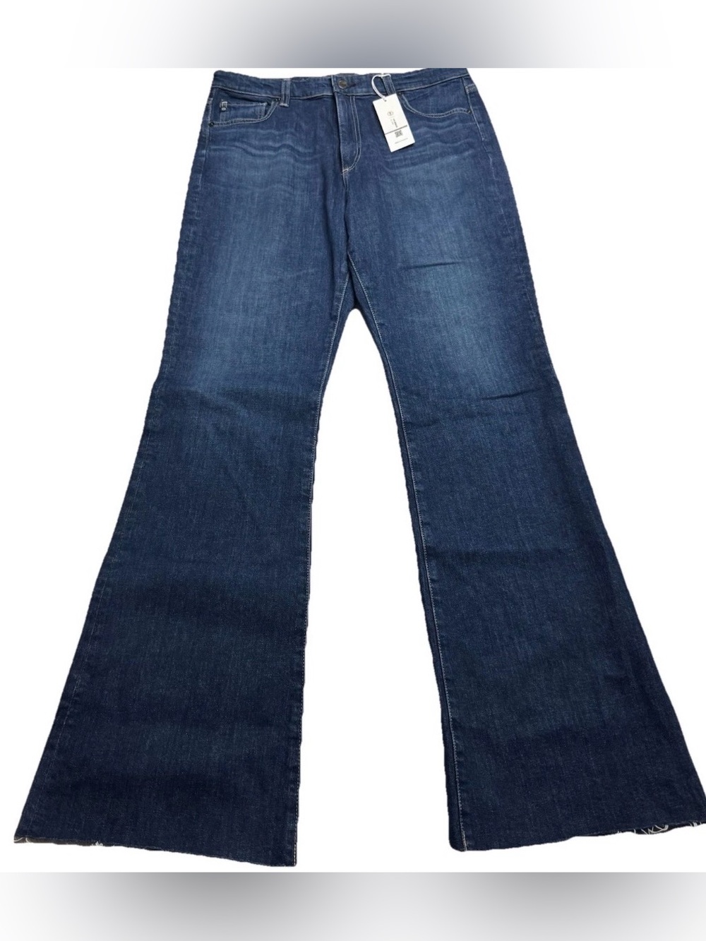 AG Adriano Goldschmied Alexxis Boot Cut Vintage Fit Raw Hem Jeans Size: 32